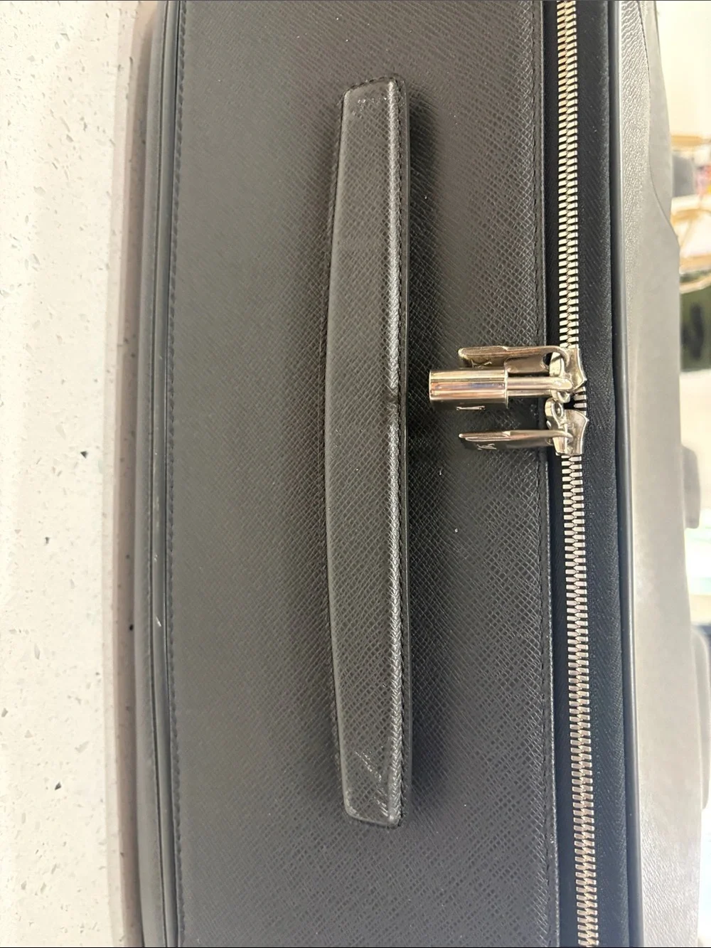 Louis Vuitton Black Men's Carry-On Suitcase - with lock and keys included